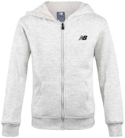 New Balance Boys' Sherpa-Lined Zip Hoodie