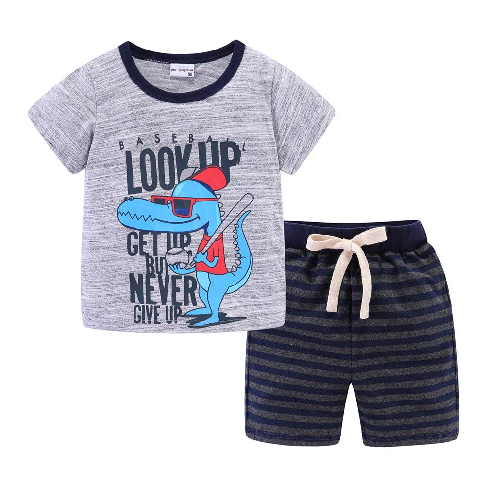 Mud Kingdom Boys' Summer Shorts Set