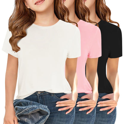 Girls' Short Sleeve Crewneck T-Shirt