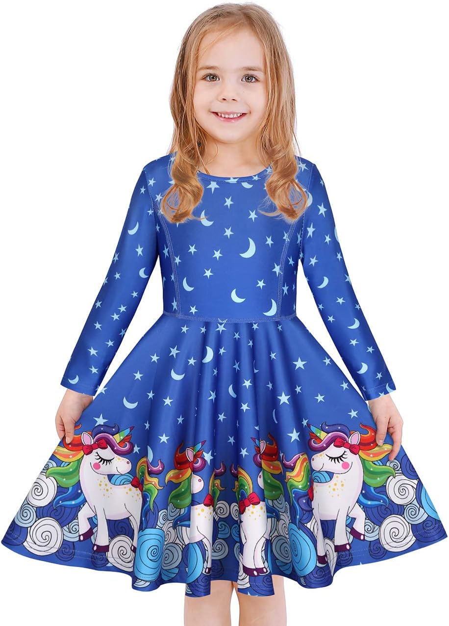 Girls' Unicorn & Mermaid Dress