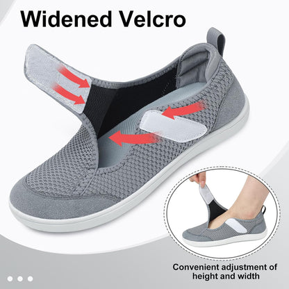 LeIsfIt Women's Wide Diabetic Adjustable Walking Shoes