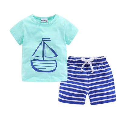 Mud Kingdom Boys' Summer Shorts Set