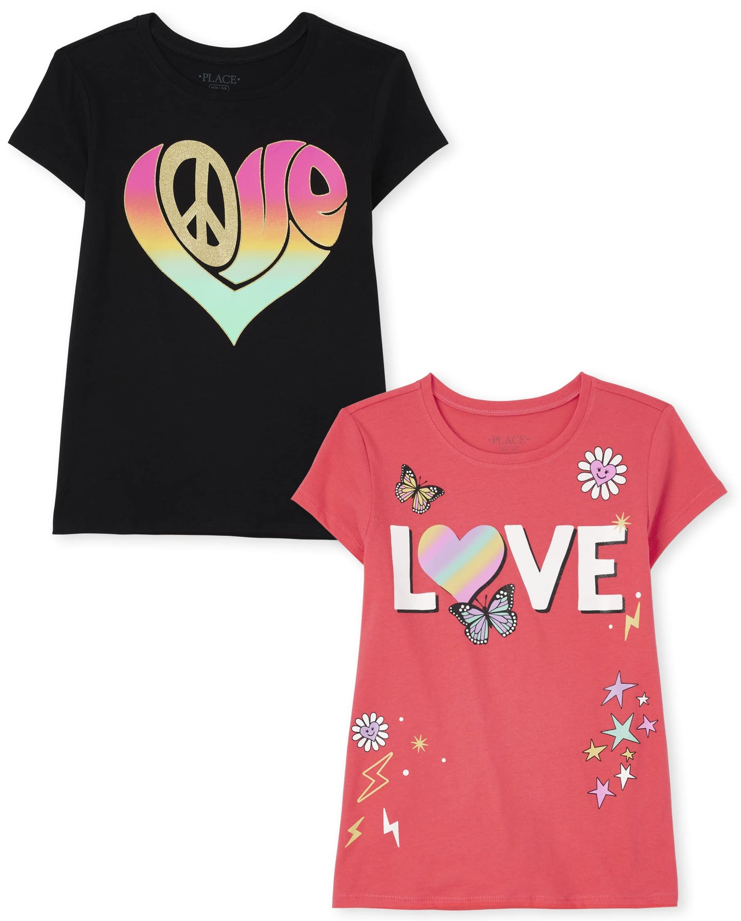 The Children's Place Girls Short Sleeve Graphic T- Shirt