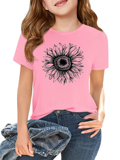 Girls' Short Sleeve Crewneck T-Shirt