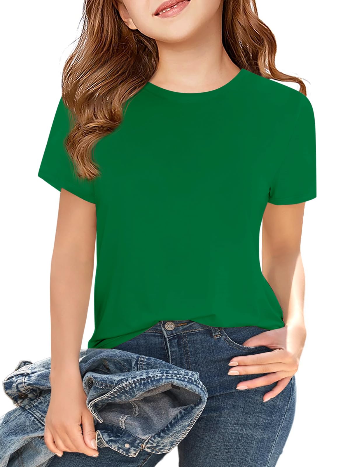 Girls' Short Sleeve Crewneck T-Shirt