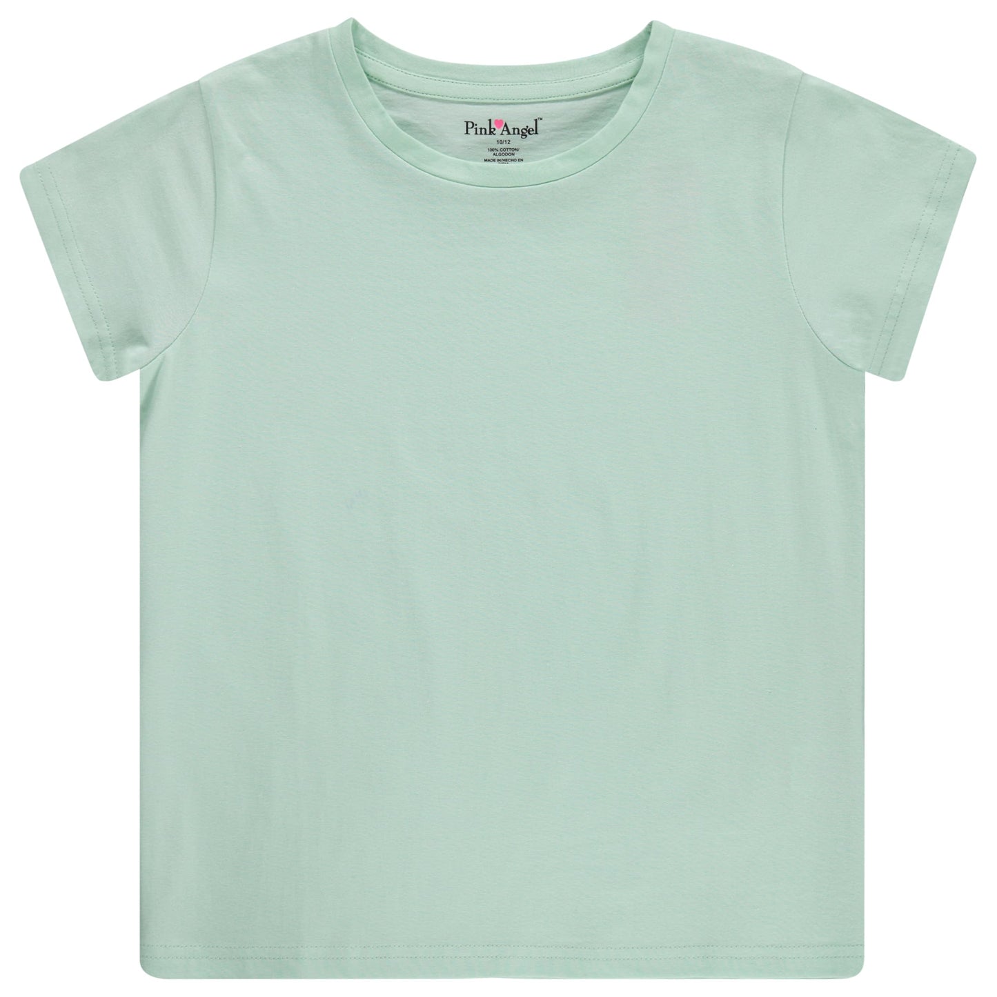 Pink Angel Girls' 8-Pack Cotton T-Shirts