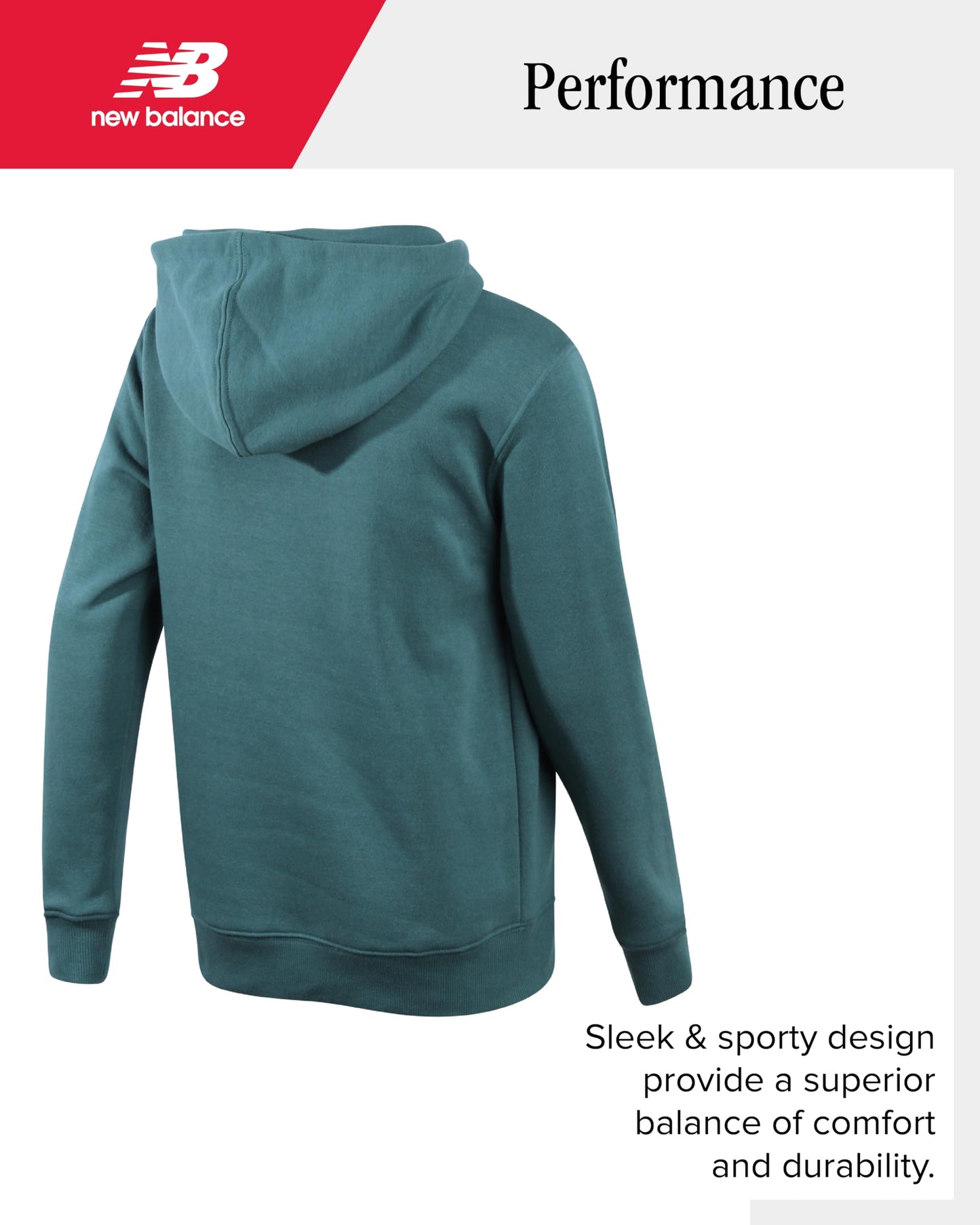 New Balance Boys' Cotton Fleece Hoodie