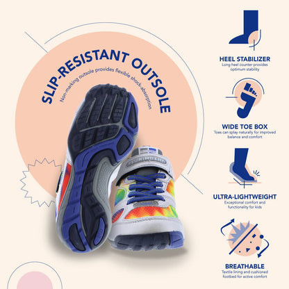 TSUKIHOSHI MAKO Kids' Strap Sneakers with Wide Toe Box