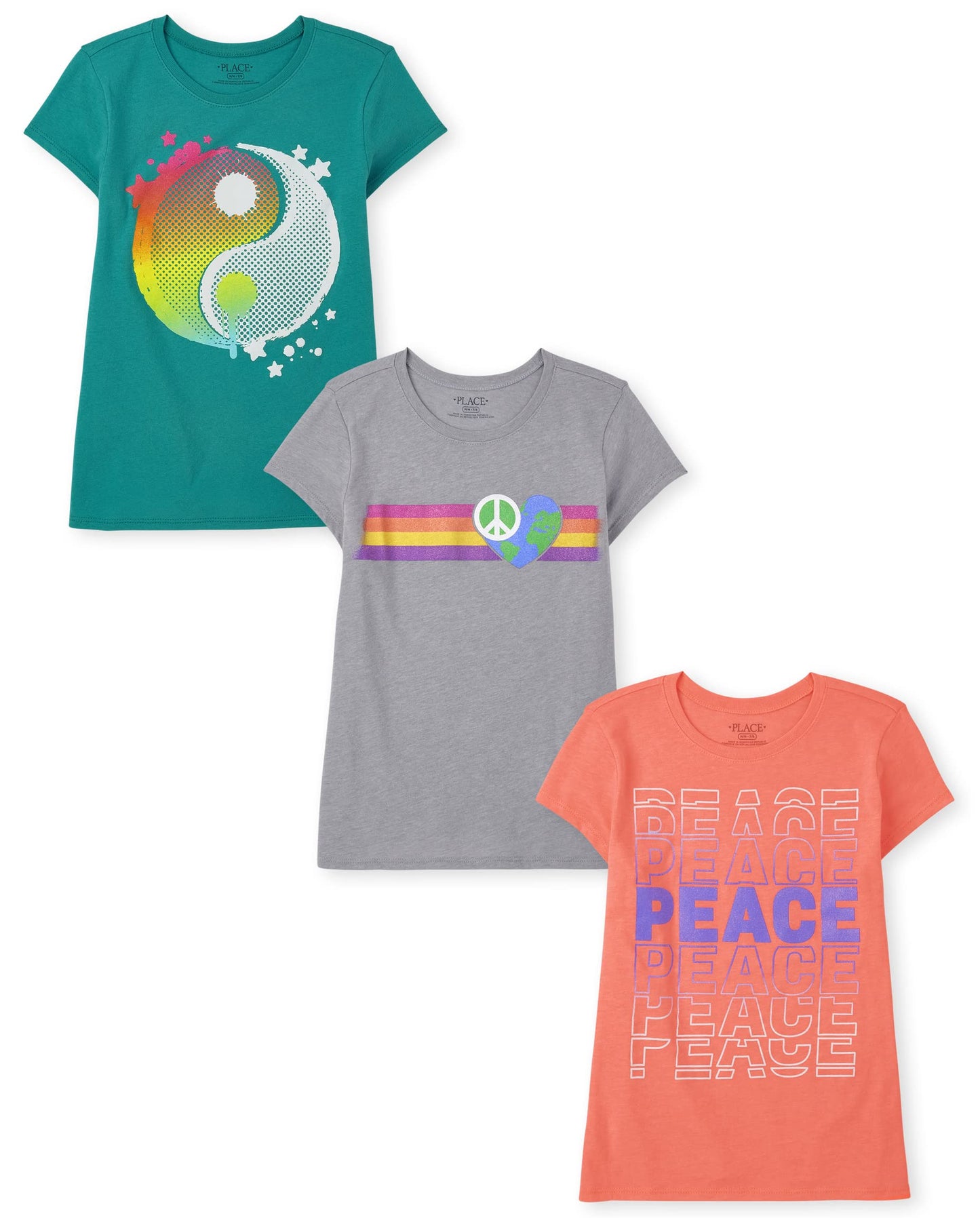 The Children's Place Girls Short Sleeve Graphic T- Shirt
