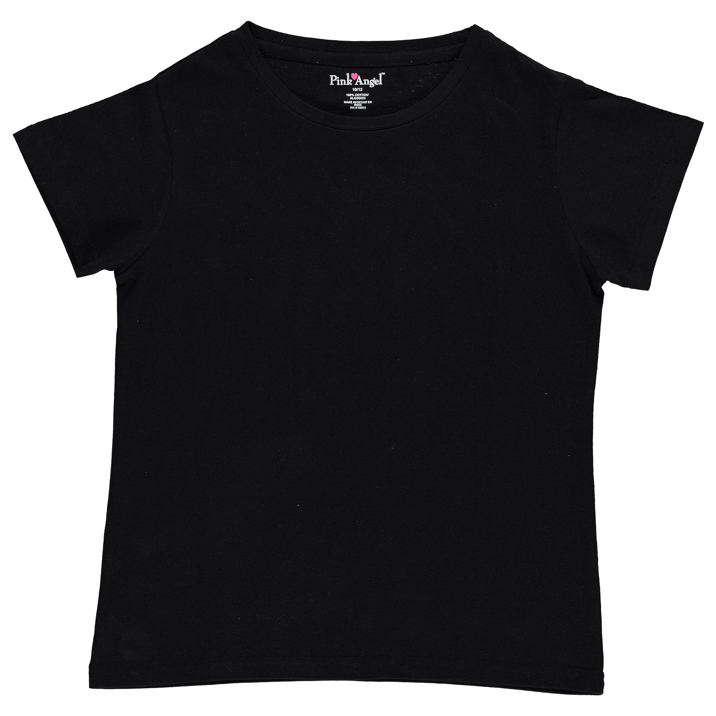 Pink Angel Girls' 8-Pack Cotton T-Shirts
