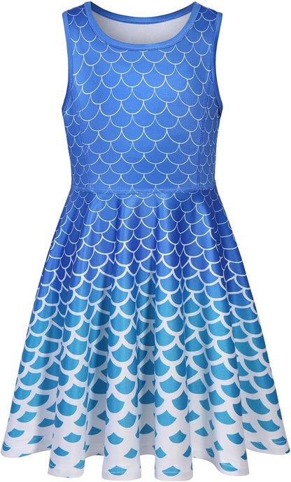 Girls' Unicorn & Mermaid Dress
