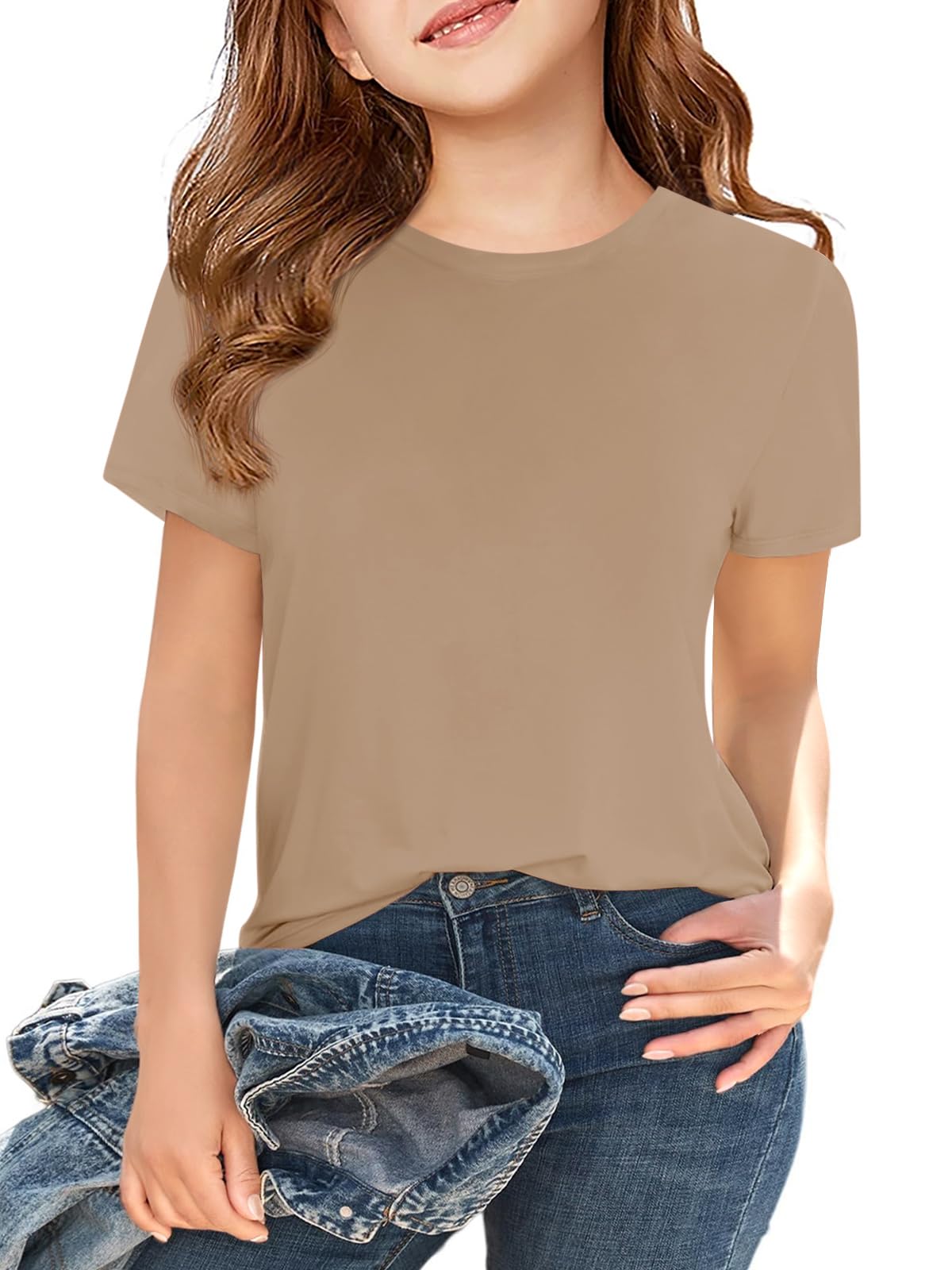 Girls' Short Sleeve Crewneck T-Shirt