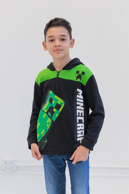 Minecraft Fleece Pullover Hoodie Little Kid to Big Kid Sizes (4-18-20)