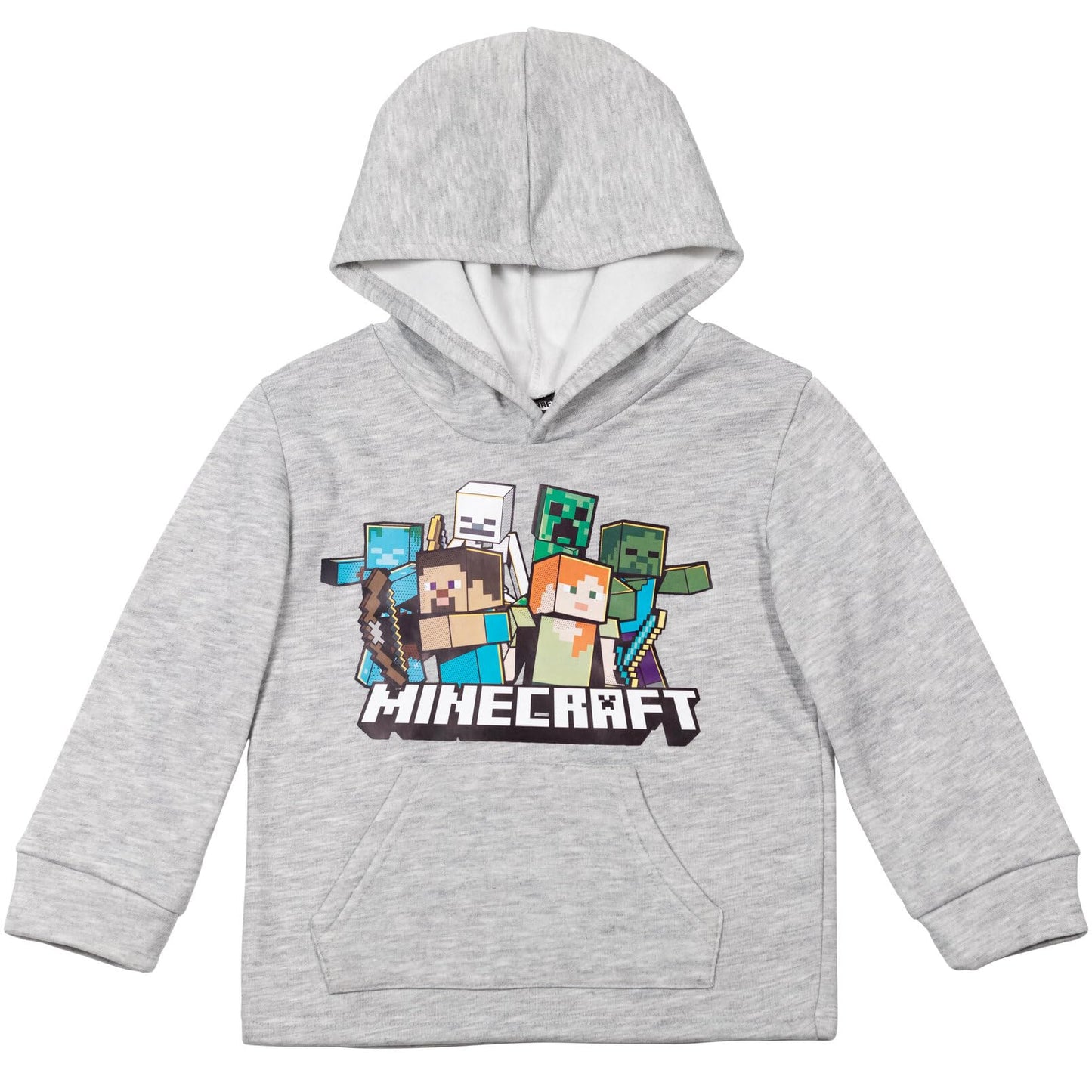 Minecraft Fleece Pullover Hoodie Little Kid to Big Kid Sizes (4-18-20)