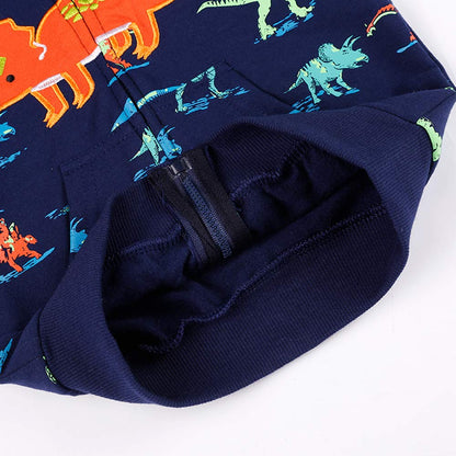 Popshion Toddler Boys' Dinosaur Hoodie Jacket