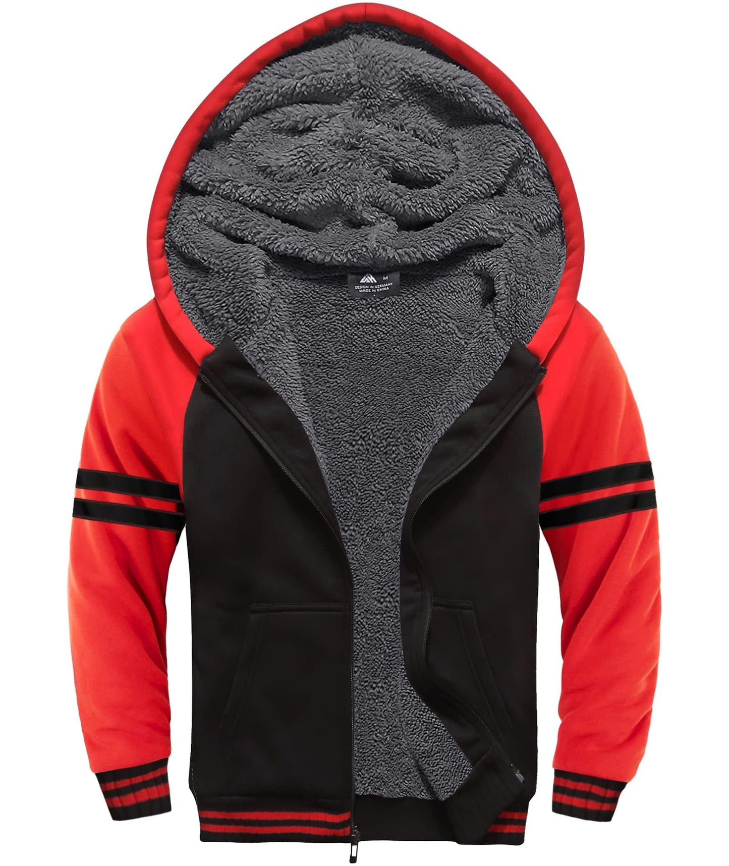 SWISSWELL Boys' Sherpa Fleece Zip Hoodie