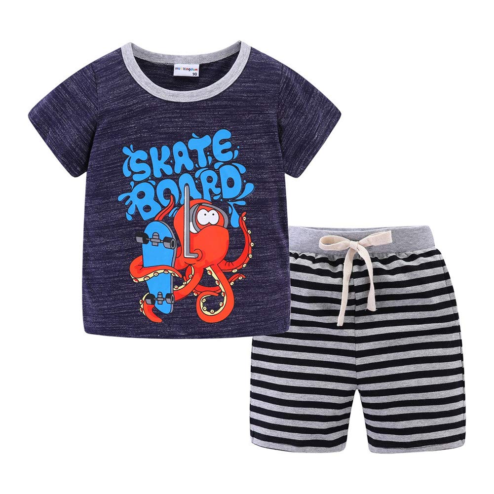 Mud Kingdom Boys' Summer Shorts Set