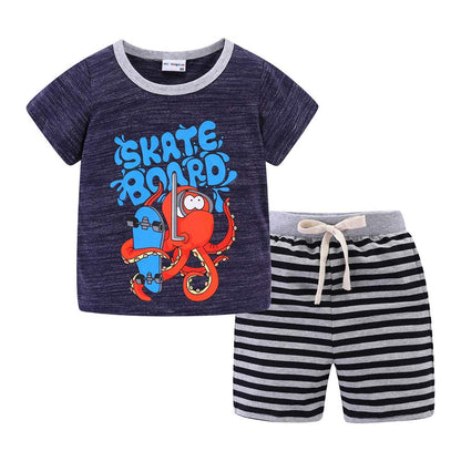 Mud Kingdom Boys' Summer Shorts Set
