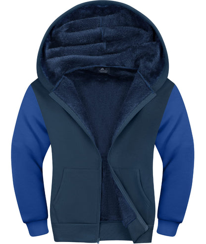 SWISSWELL Boys' Sherpa Fleece Zip Hoodie