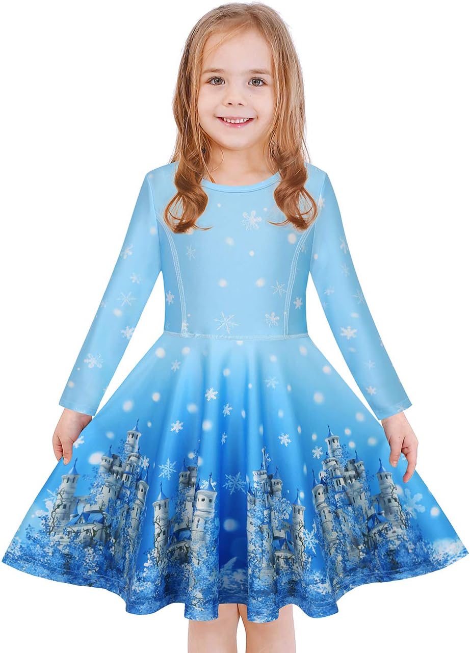 Girls' Unicorn & Mermaid Dress
