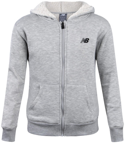 New Balance Boys' Sherpa-Lined Zip Hoodie