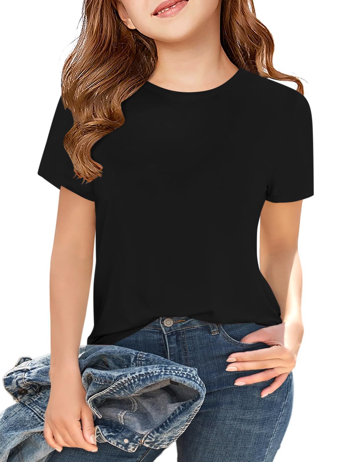 Girls' Short Sleeve Crewneck T-Shirt