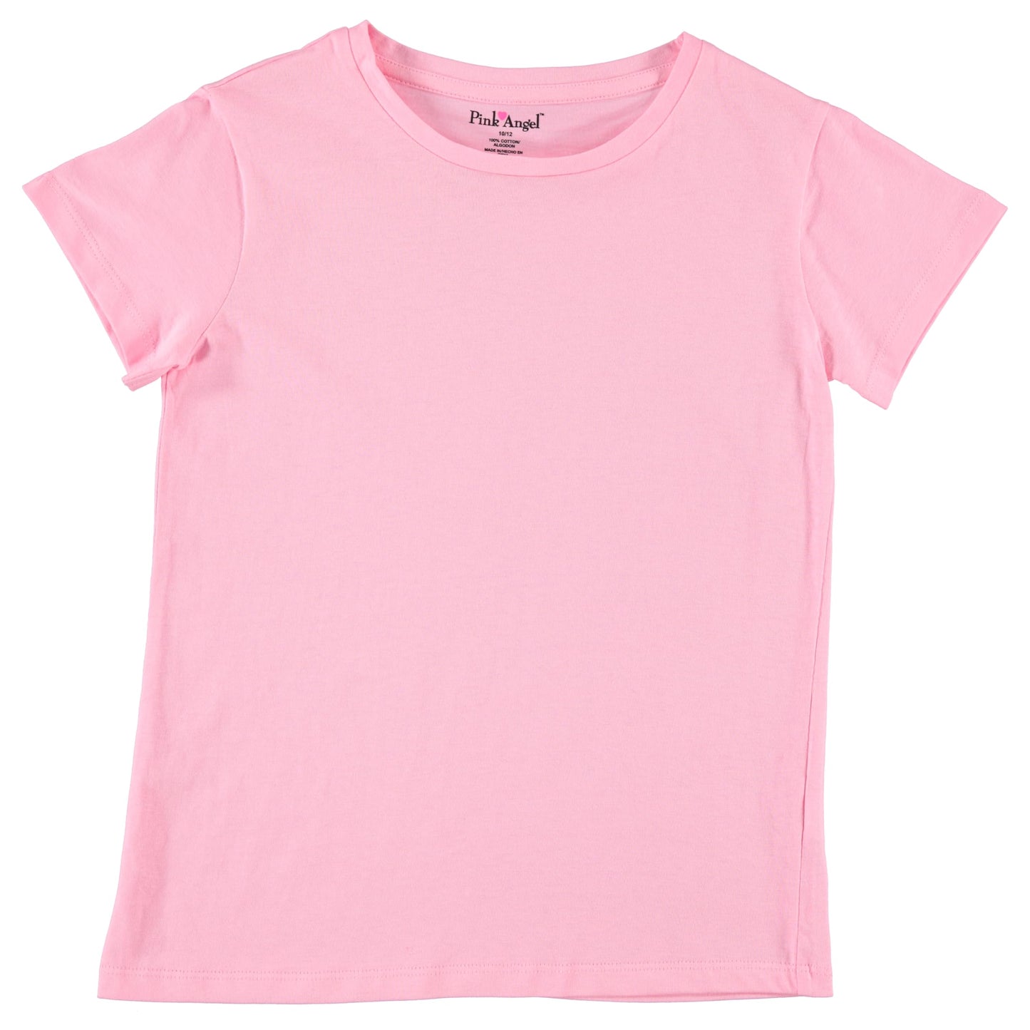 Pink Angel Girls' 8-Pack Cotton T-Shirts