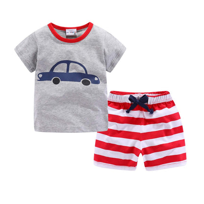 Mud Kingdom Boys' Summer Shorts Set