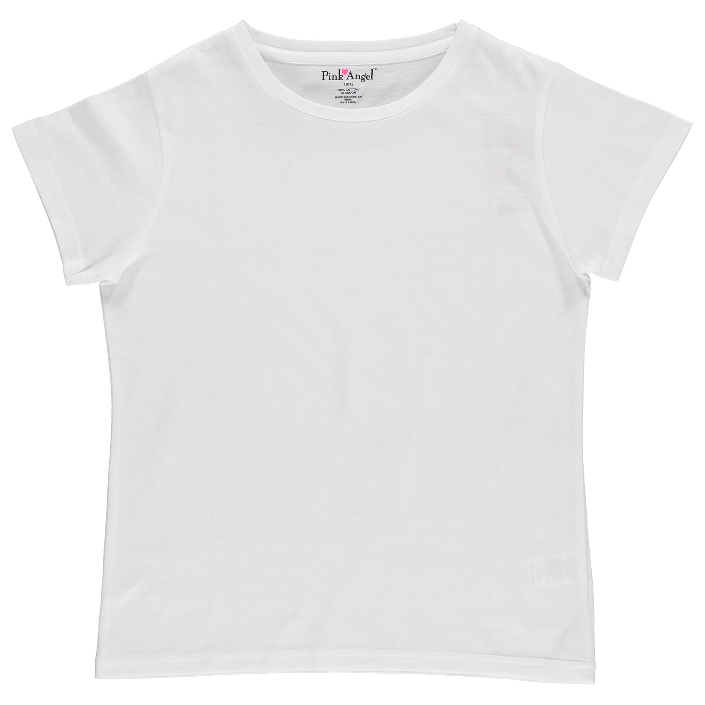Pink Angel Girls' 8-Pack Cotton T-Shirts