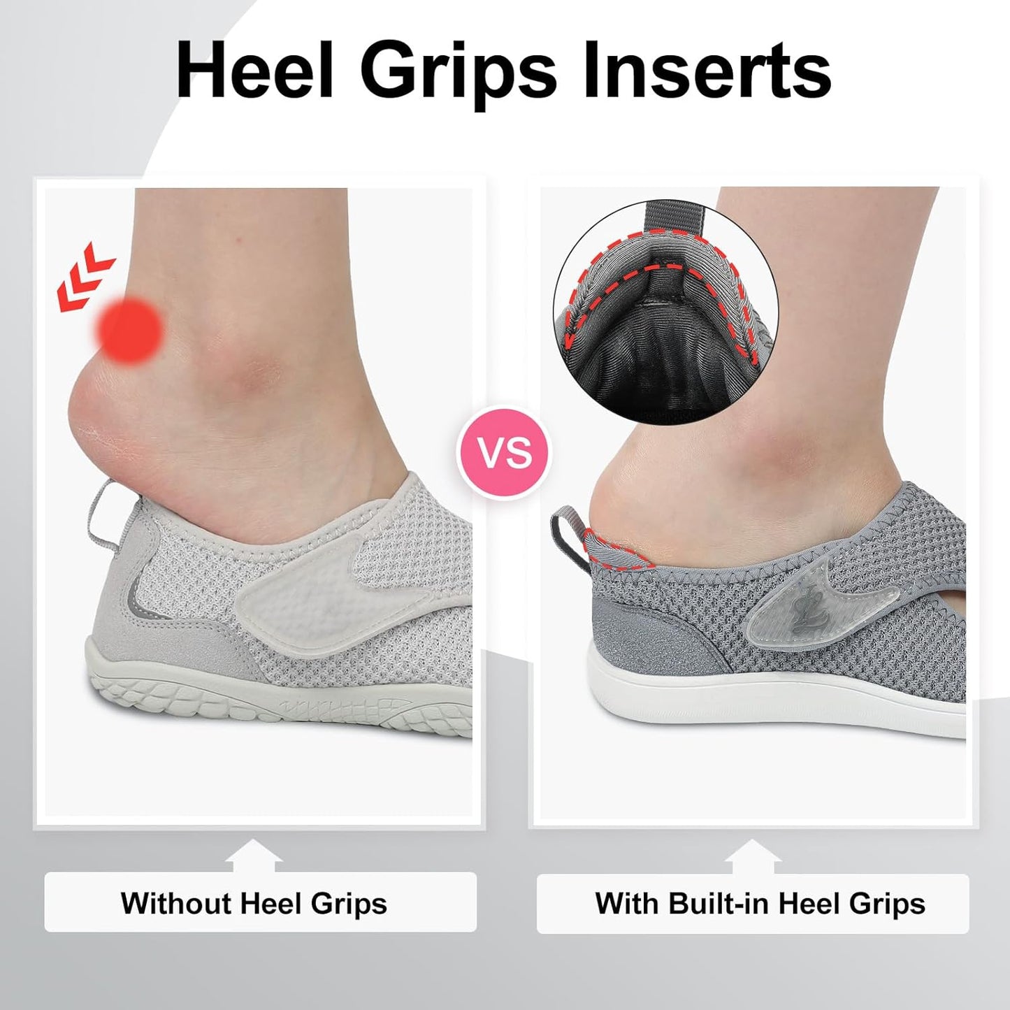 LeIsfIt Women's Wide Diabetic Adjustable Walking Shoes