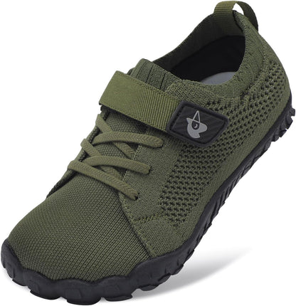 LeIsfIt Kids' Wide Barefoot Anti-Slip Sneakers