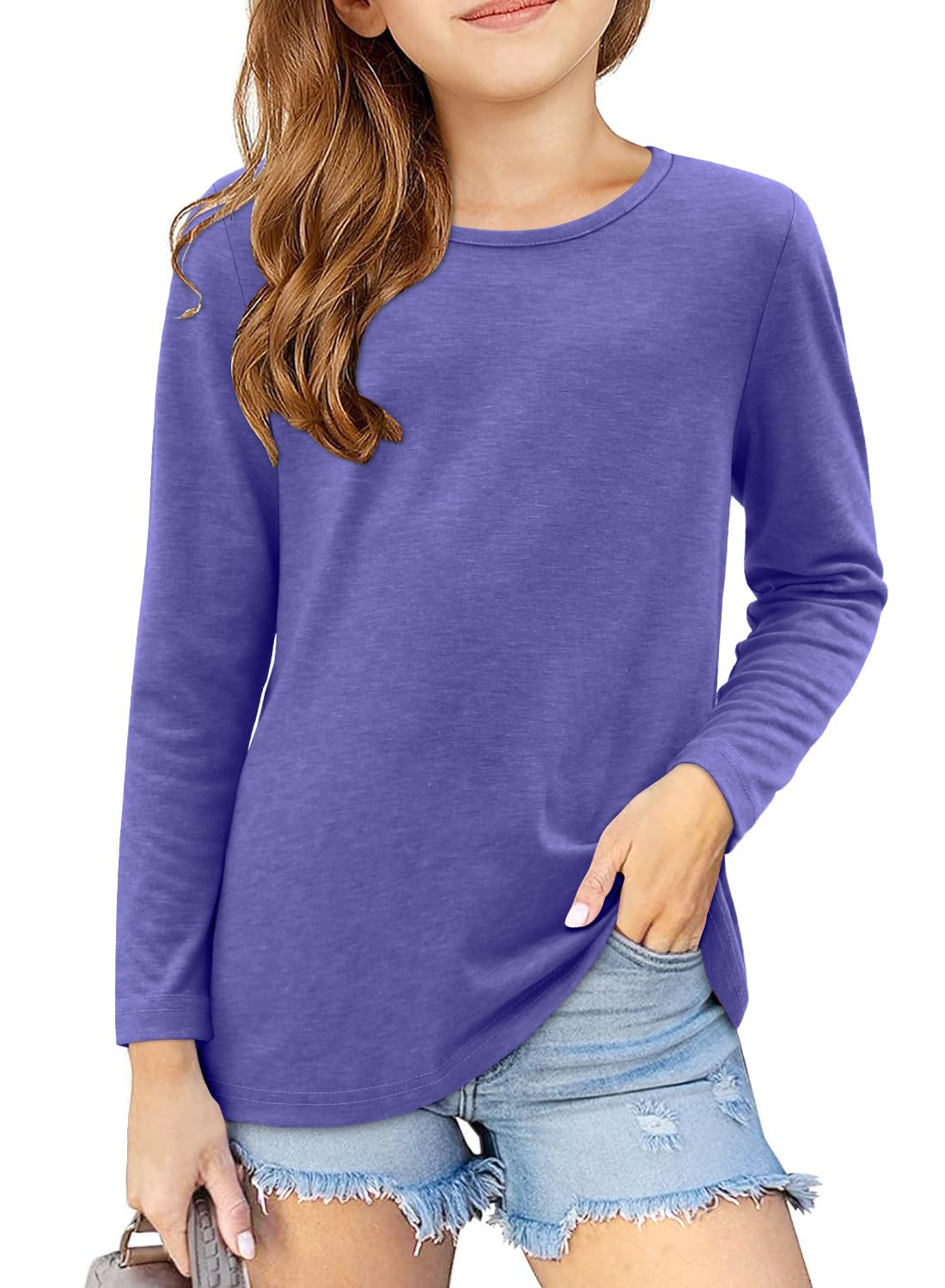 storeofbaby Girls' Long Sleeve Crewneck Top