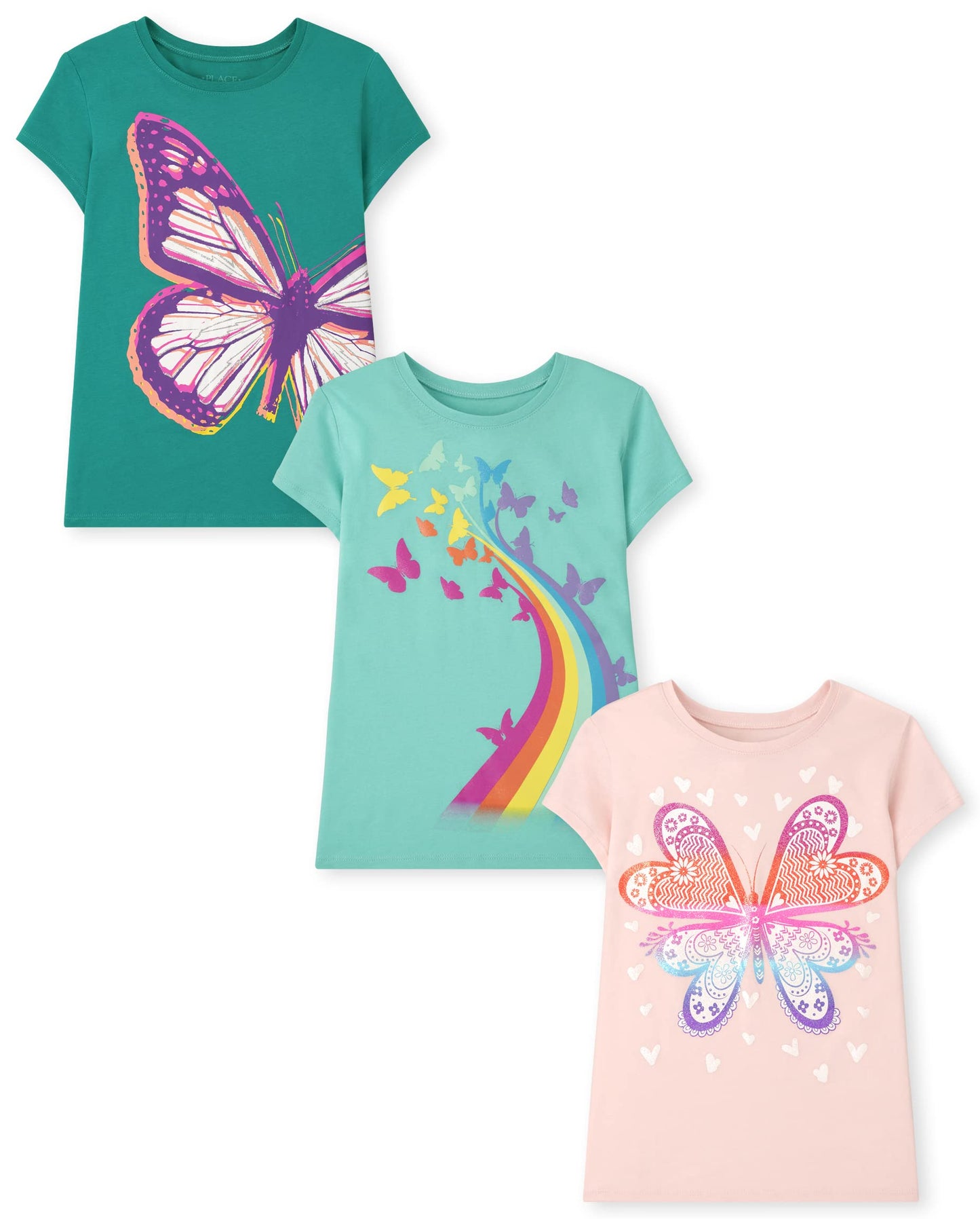 The Children's Place Girls Short Sleeve Graphic T- Shirt