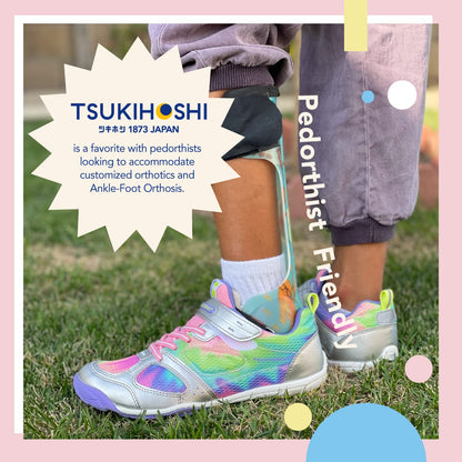 TSUKIHOSHI MAKO Kids' Strap Sneakers with Wide Toe Box