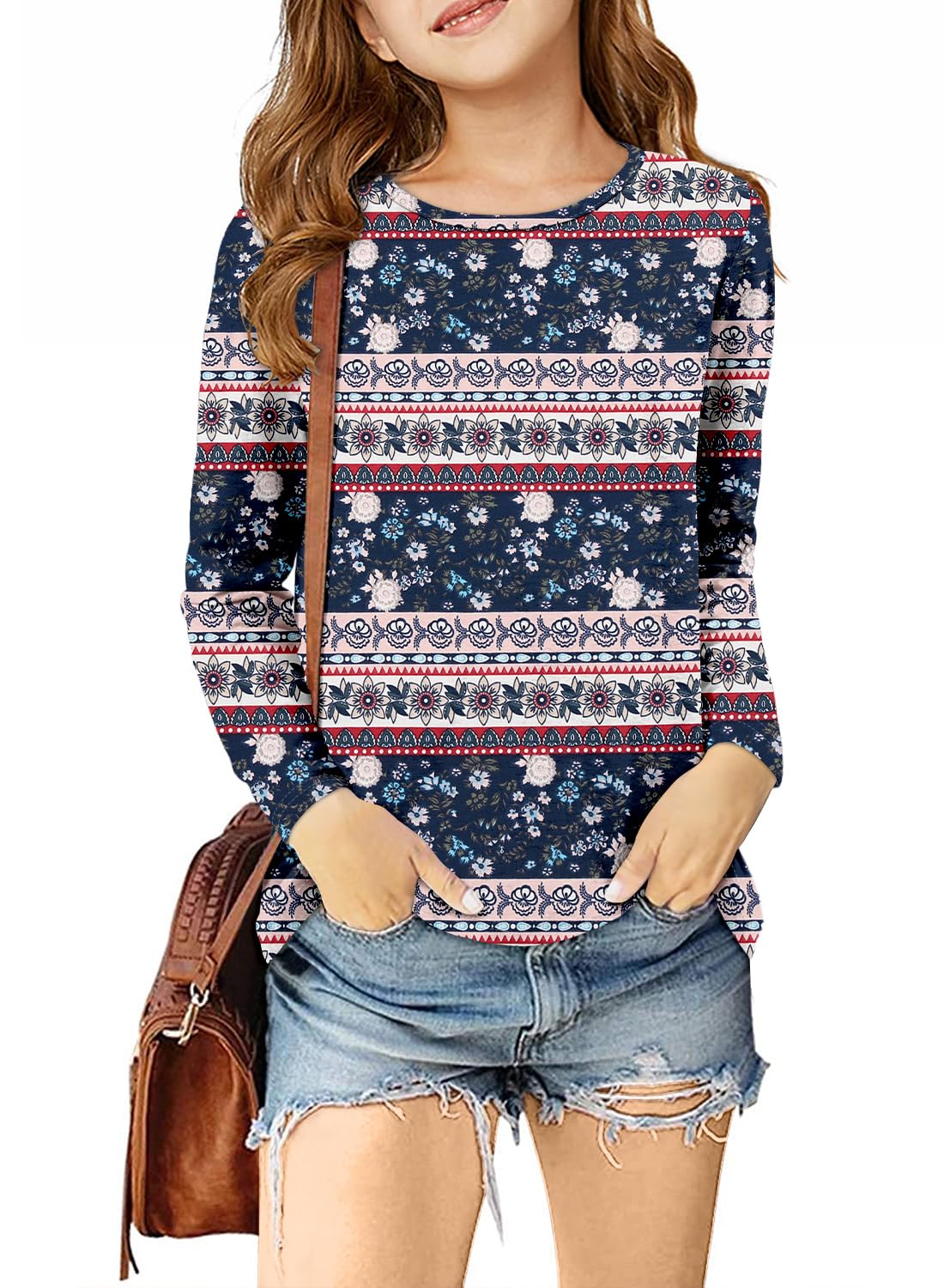 storeofbaby Girls' Long Sleeve Crewneck Top