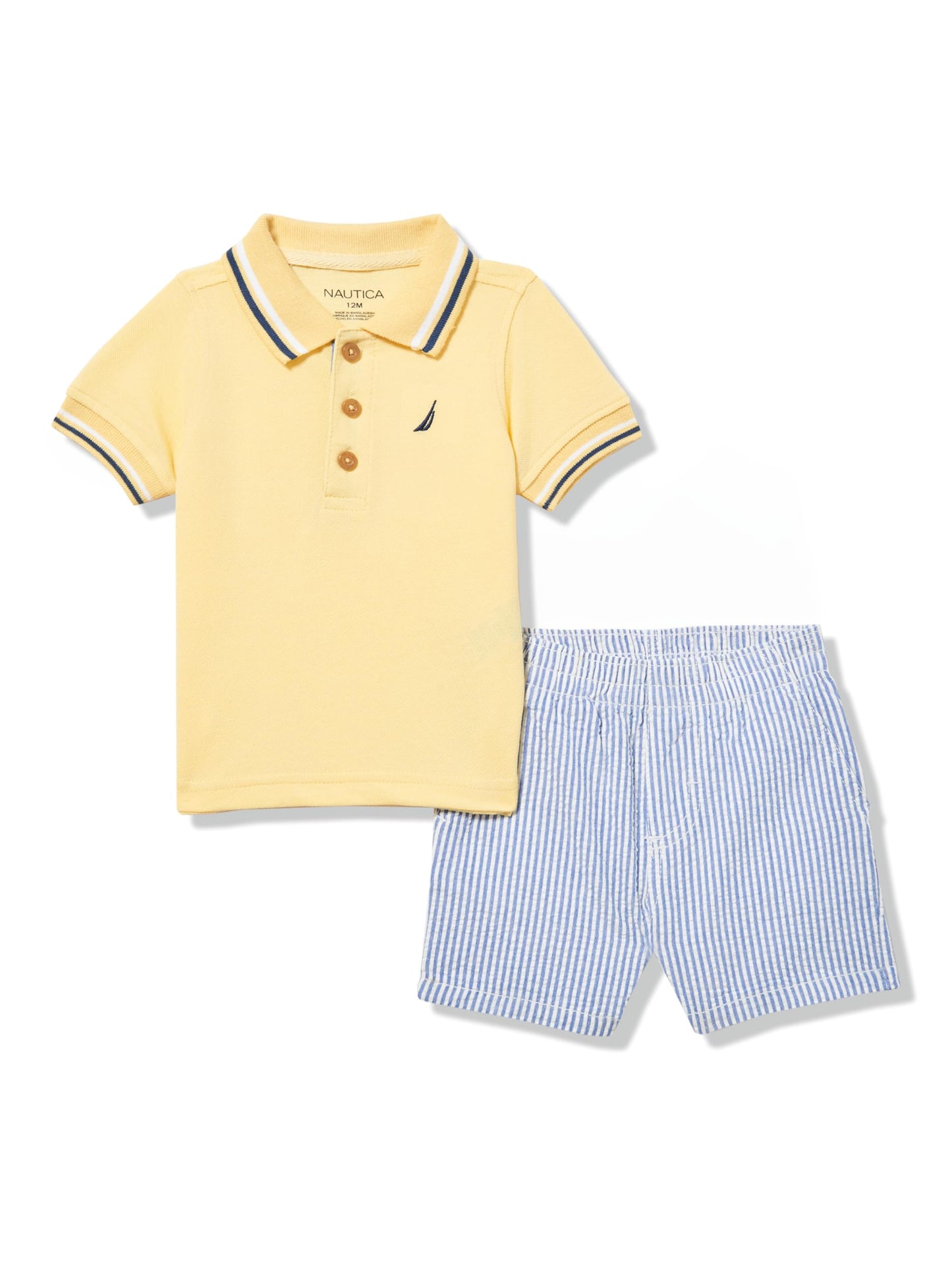 Nautica Boys 2pc Polo Short Set