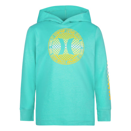 Hurley Boys' Long Sleeve Hooded Graphic T-Shirt