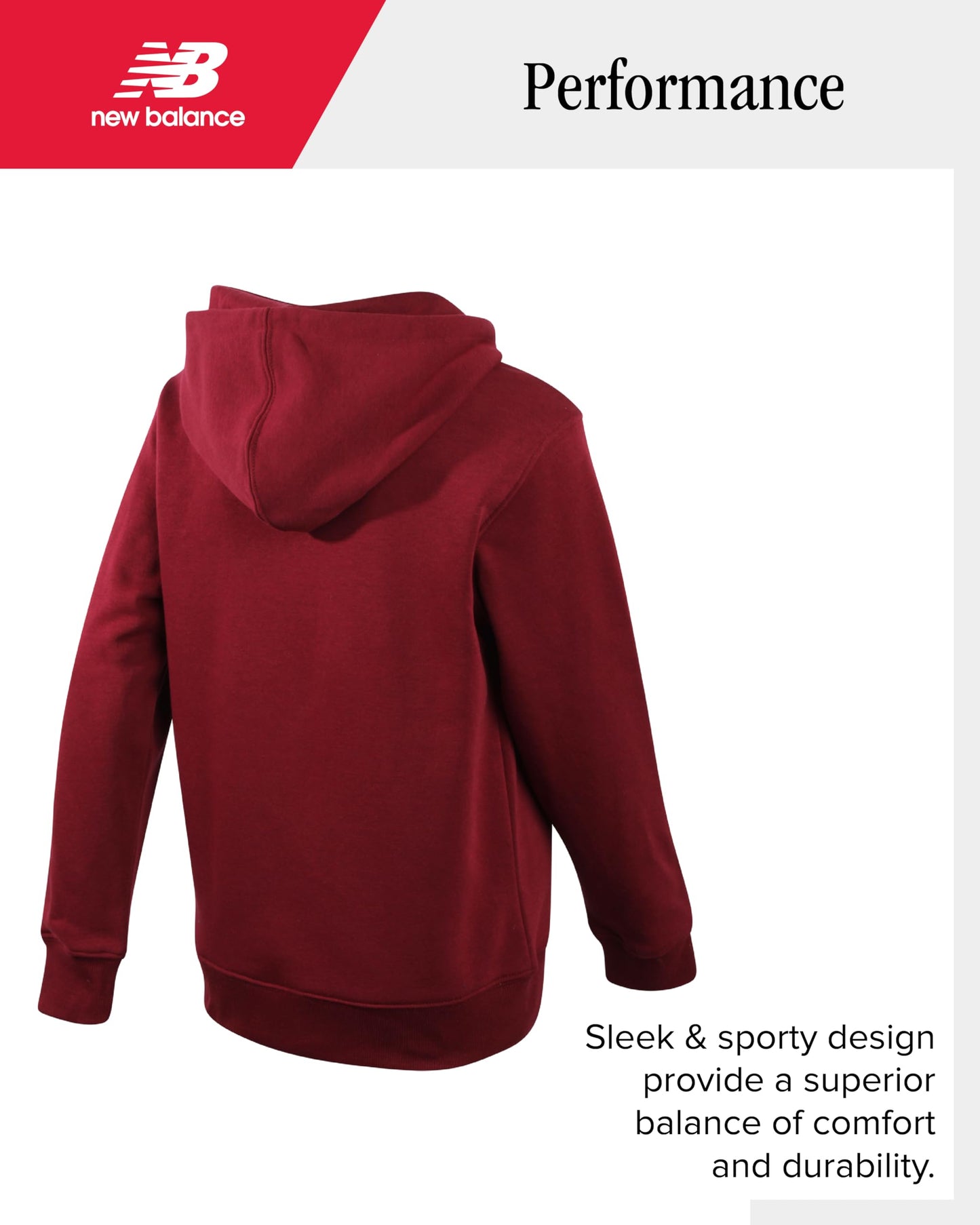 New Balance Boys' Cotton Fleece Hoodie
