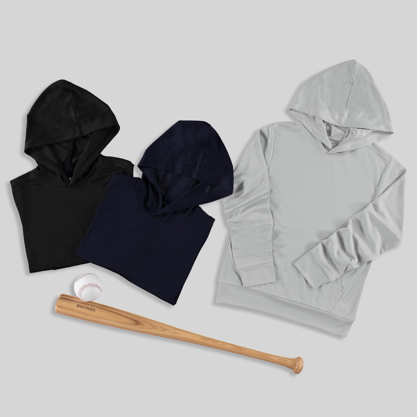 PURE CHAMP Boys' 3-Pack Mesh Hoodies