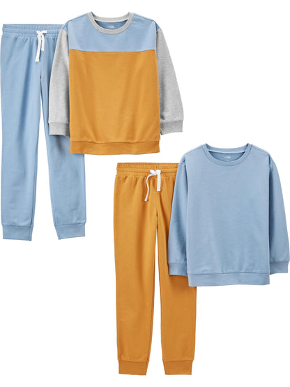 Simple Joys by Carter's boys 4-piece Sweatshirt Set