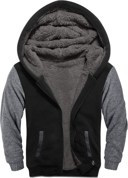 SWISSWELL Boys' Sherpa Fleece Zip Hoodie