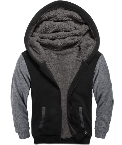 SWISSWELL Boys' Sherpa Fleece Zip Hoodie