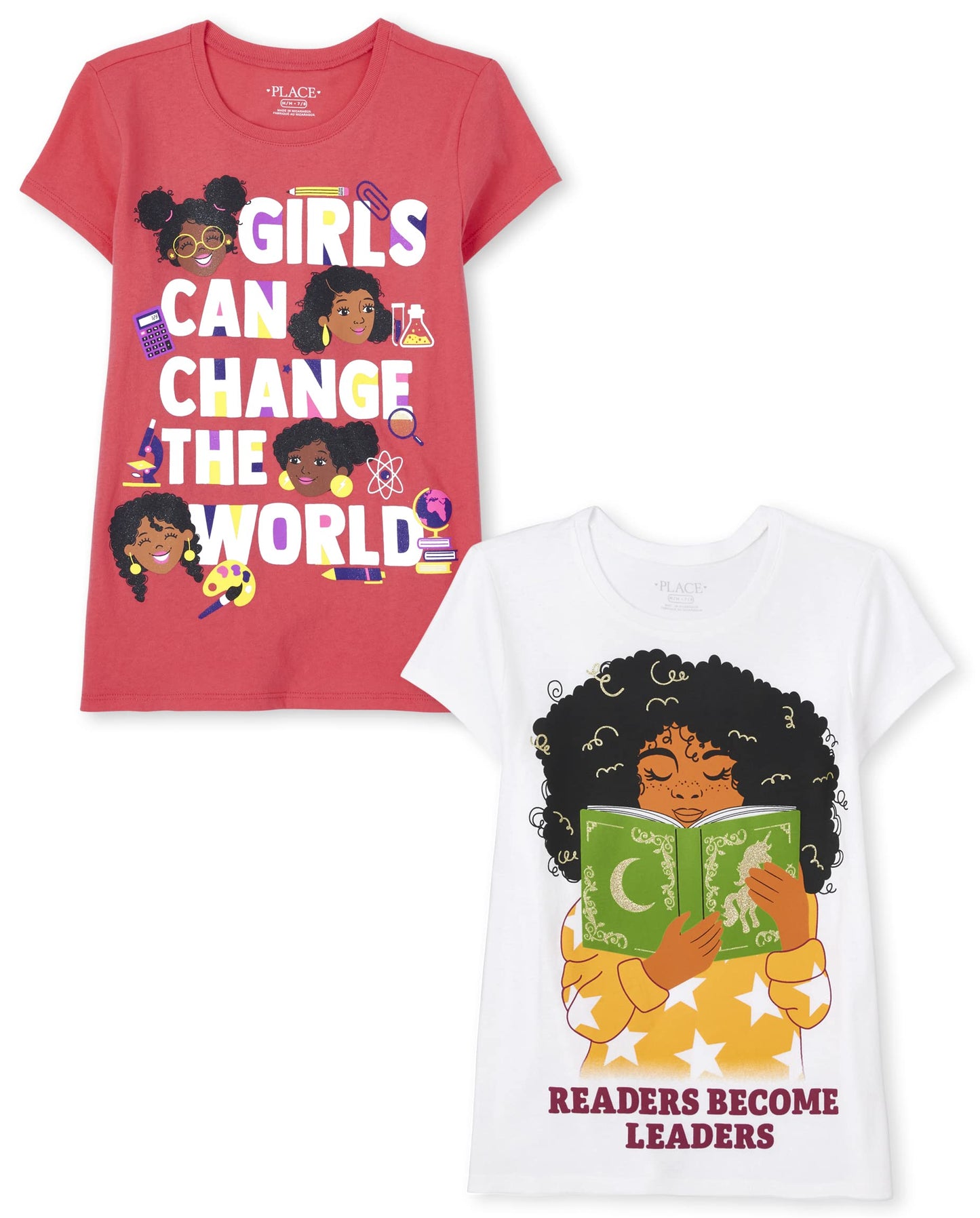 The Children's Place Girls Short Sleeve Graphic T- Shirt