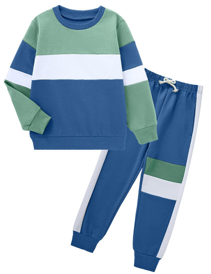mkodopy Boys' Hoodie Sweatsuit Set