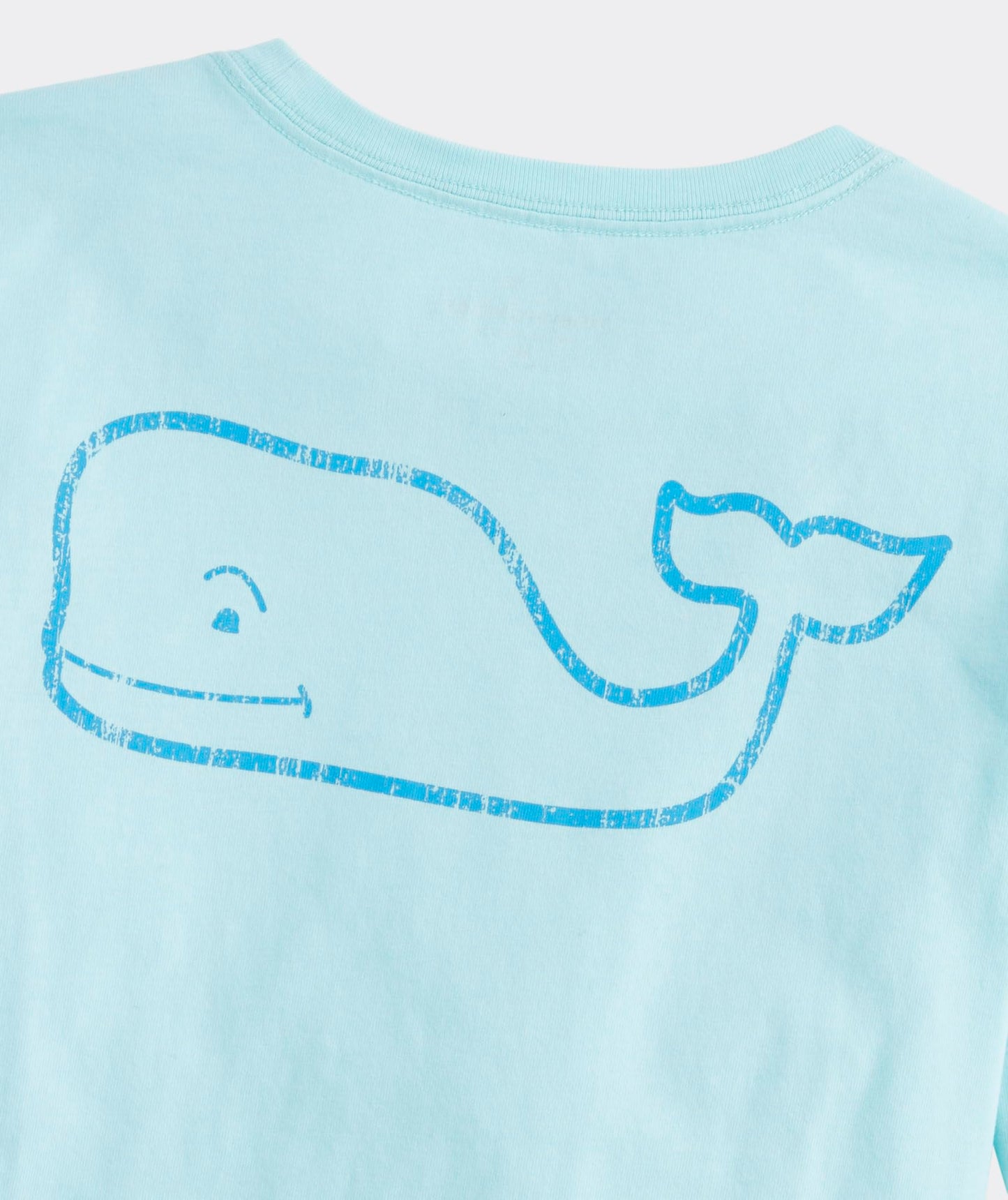 vineyard vines Girls' Vintage Whale Long-Sleeve Pocket Tee