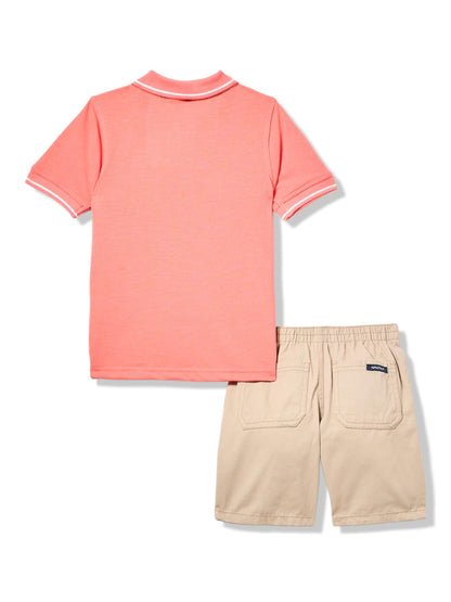 Nautica Boys 2pc Polo Short Set