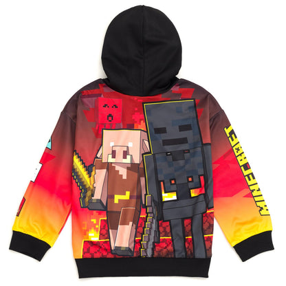 Minecraft Fleece Pullover Hoodie Little Kid to Big Kid Sizes (4-18-20)