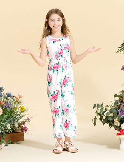 PATPAT Girls 3-Pack Jumpsuits