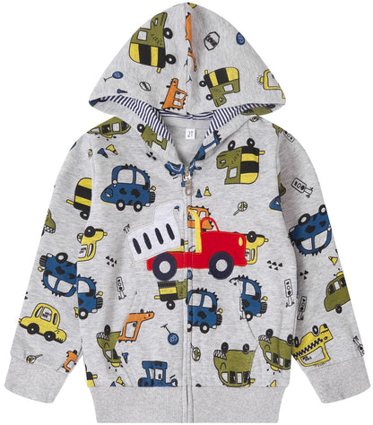 Popshion Toddler Boys' Dinosaur Hoodie Jacket