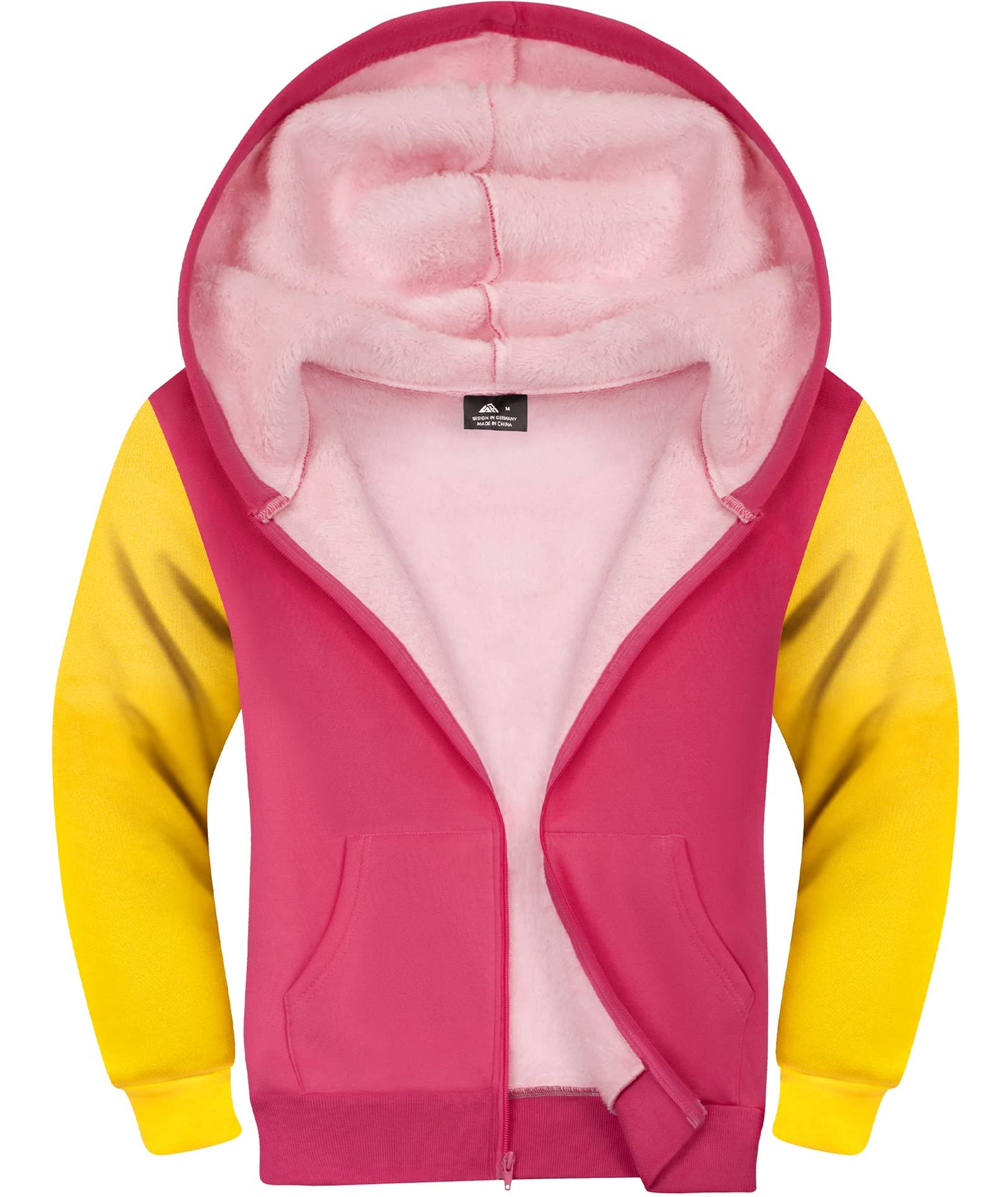 SWISSWELL Boys' Sherpa Fleece Zip Hoodie